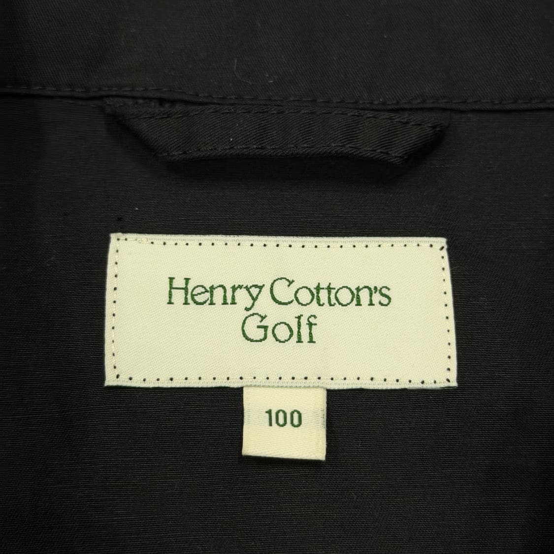 헨리코튼 골프 스윙 블루종 자켓 블랙 L 100 상품이미지4