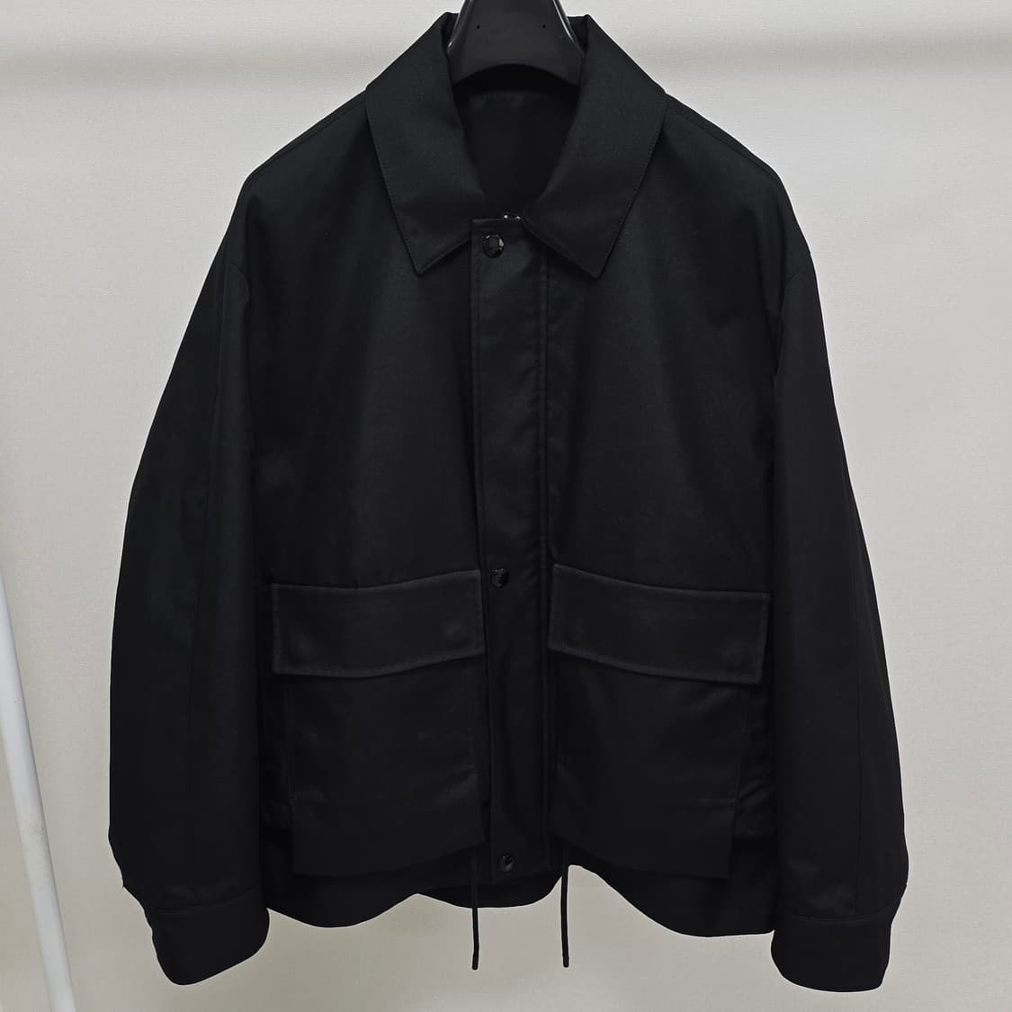 솔리드옴므 로고 쉘 파카 자켓 48사이즈 100 판매 상품이미지1