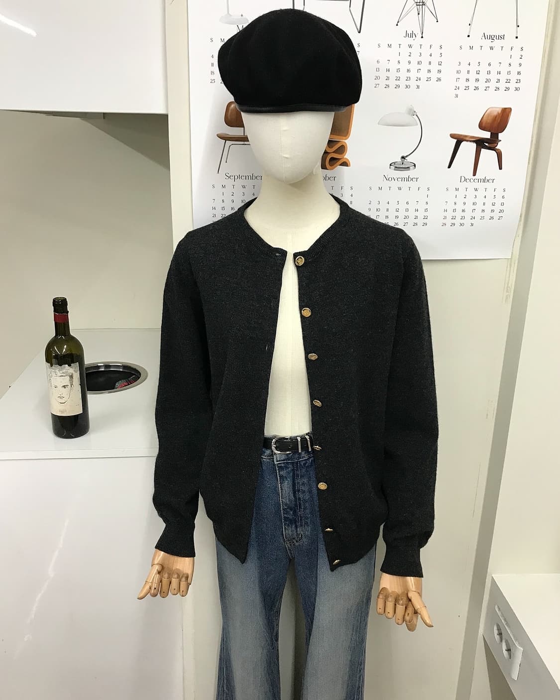 버버리 금장 라운드넥 가디건 상품이미지6
