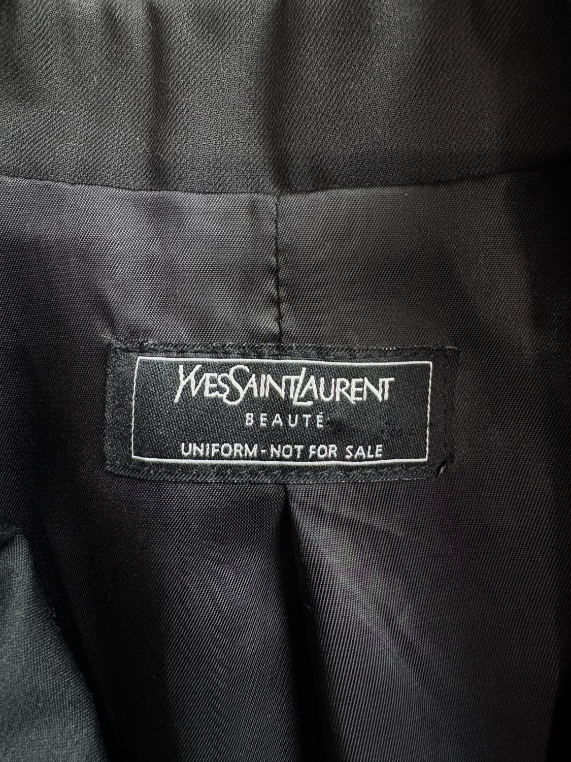 90s YSL 입생로랑 피크드 카라 락시크 크롭 블레이져 3919 상품이미지3