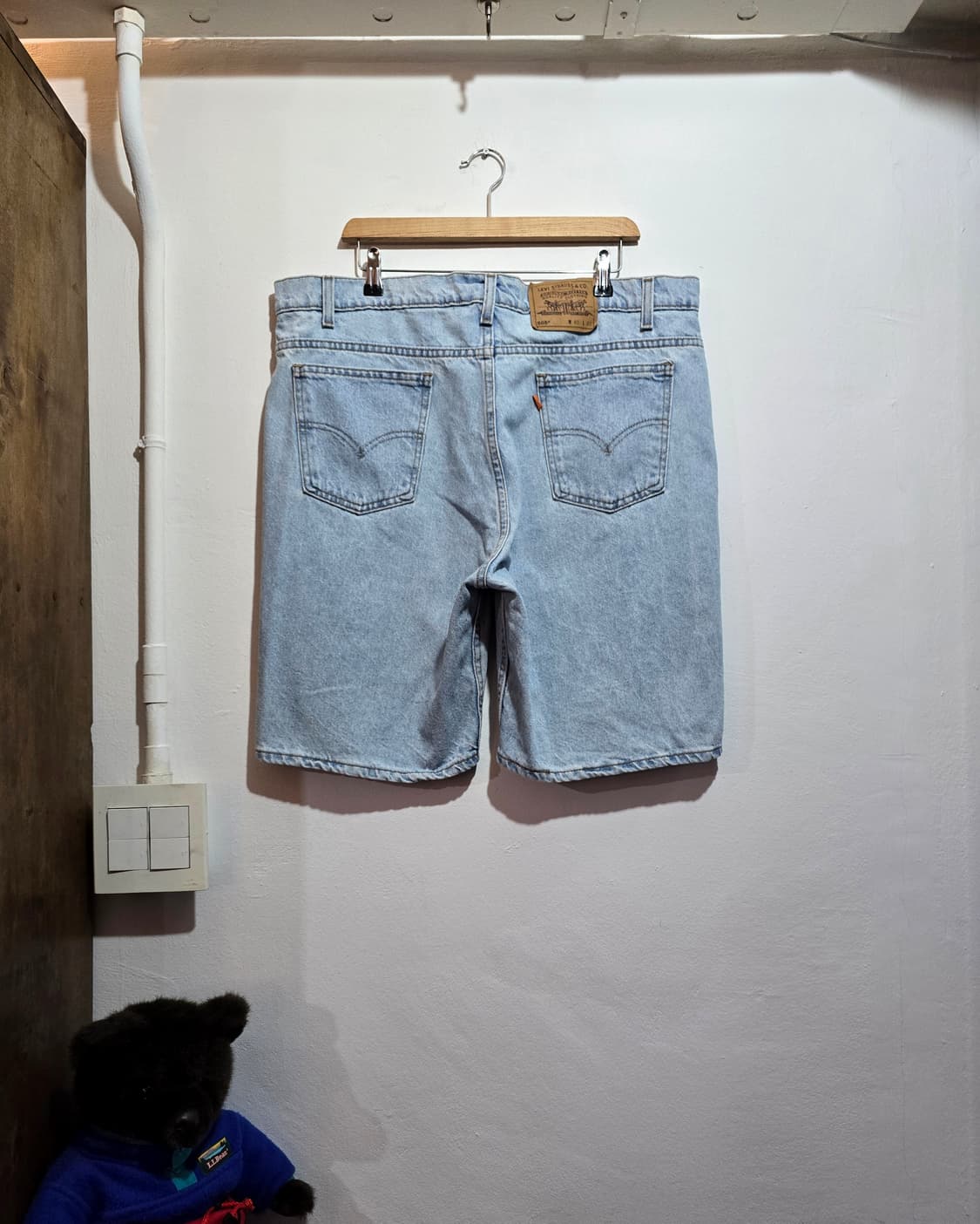 90s 리바이스 505 오렌지탭 데님 쇼츠 USA (Levis) 상품이미지2