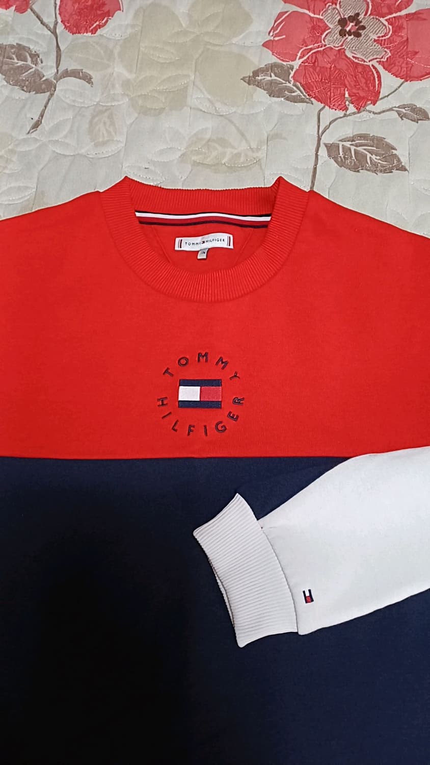 타미힐피거 기모맨투맨원피스 95 여성66 가슴49 기장88 상품이미지2