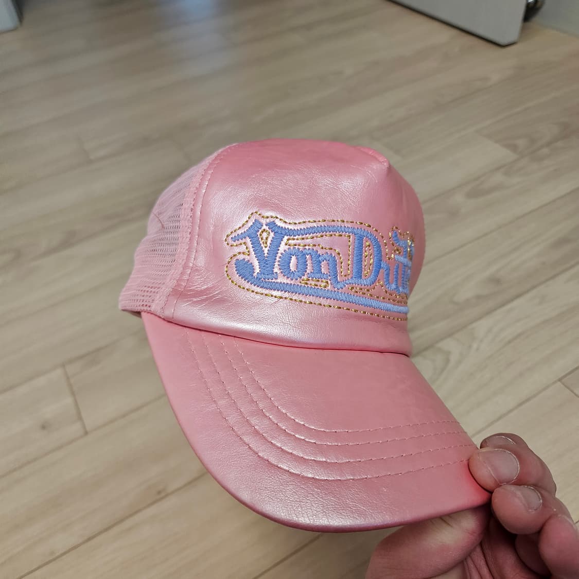 본더치 글로시 핑크 메쉬 볼캡 Free 상품이미지4