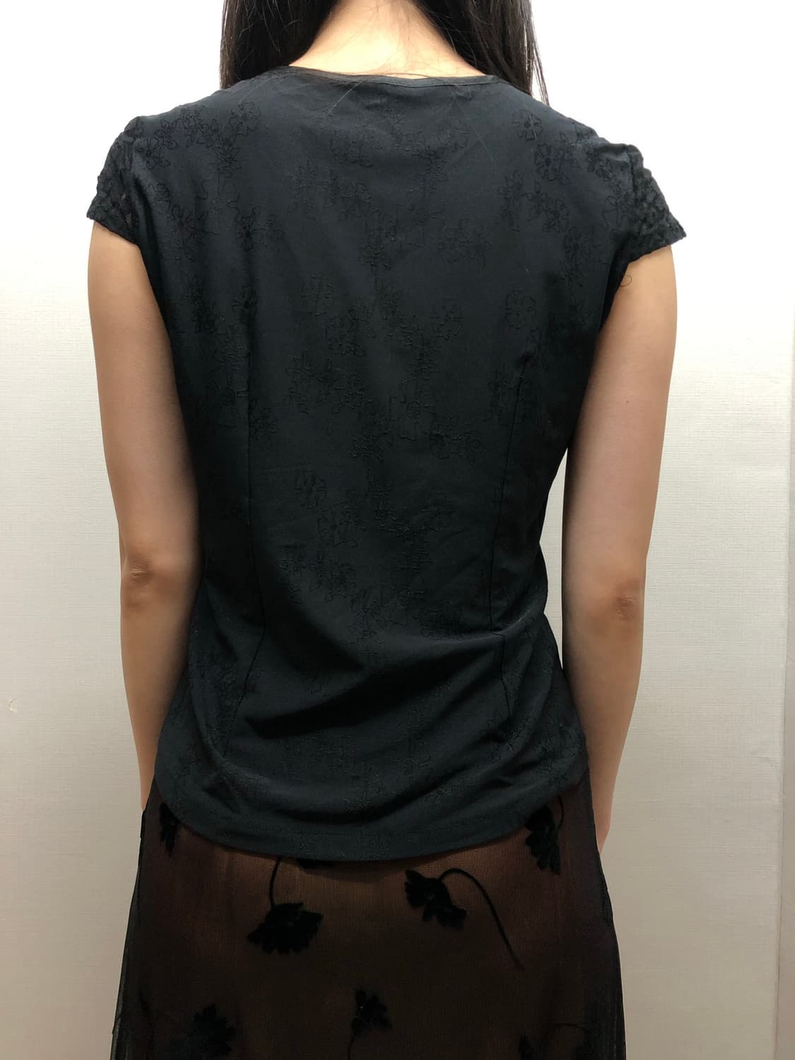 빈티지 블랙 레이스 탑 상품이미지7
