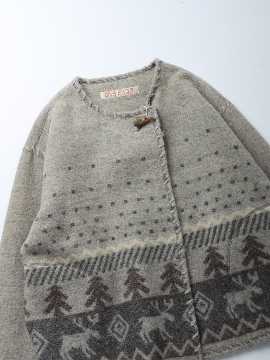 ISSEY SPORT Blanket Stitch Wool Jacket 상품이미지3