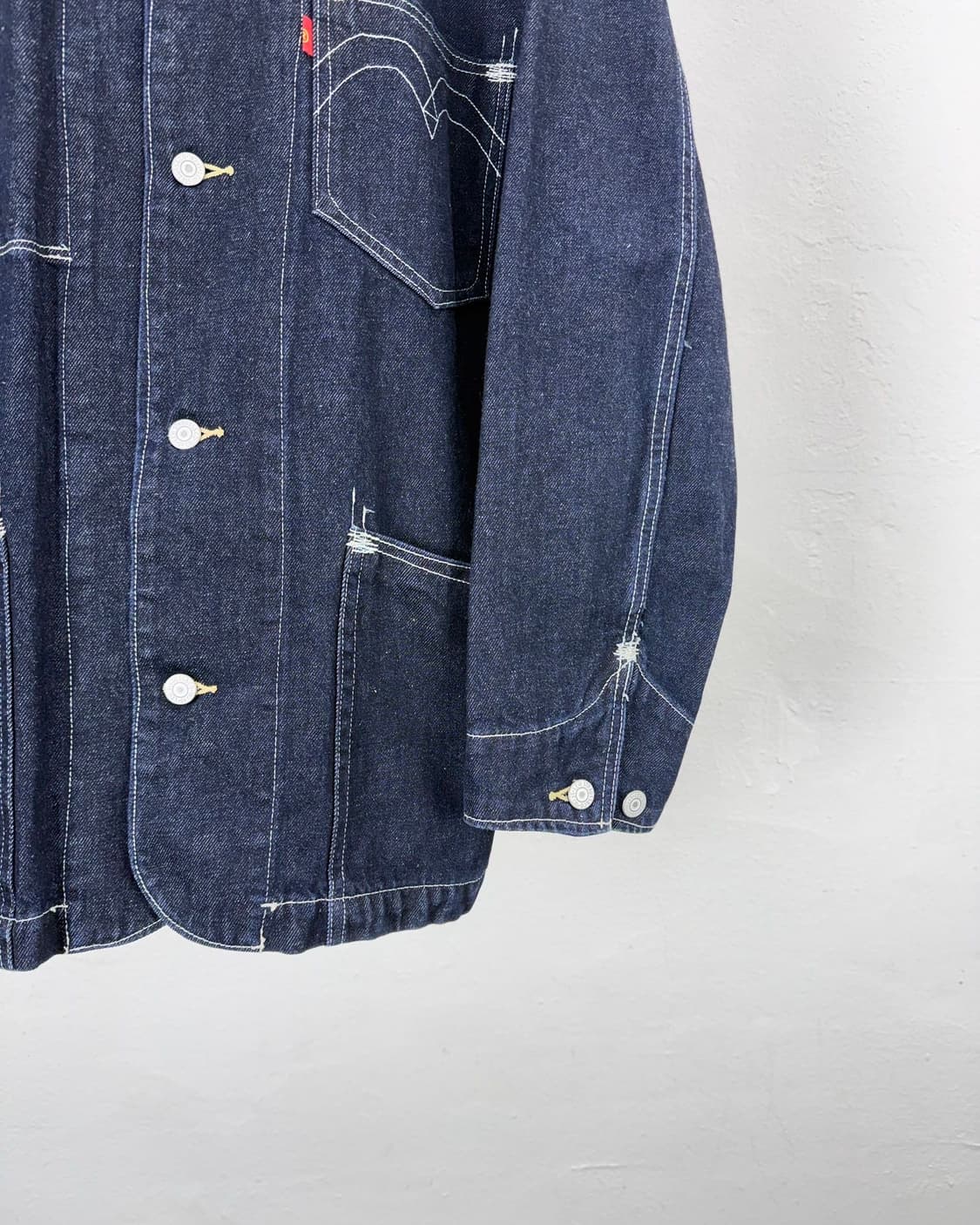 리바이스 레드 엔지니어 블랭크 커버올 데님 자켓 상품이미지5