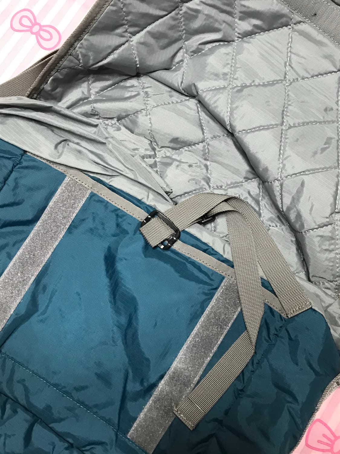 몽벨 청록 크로스백 상품이미지3