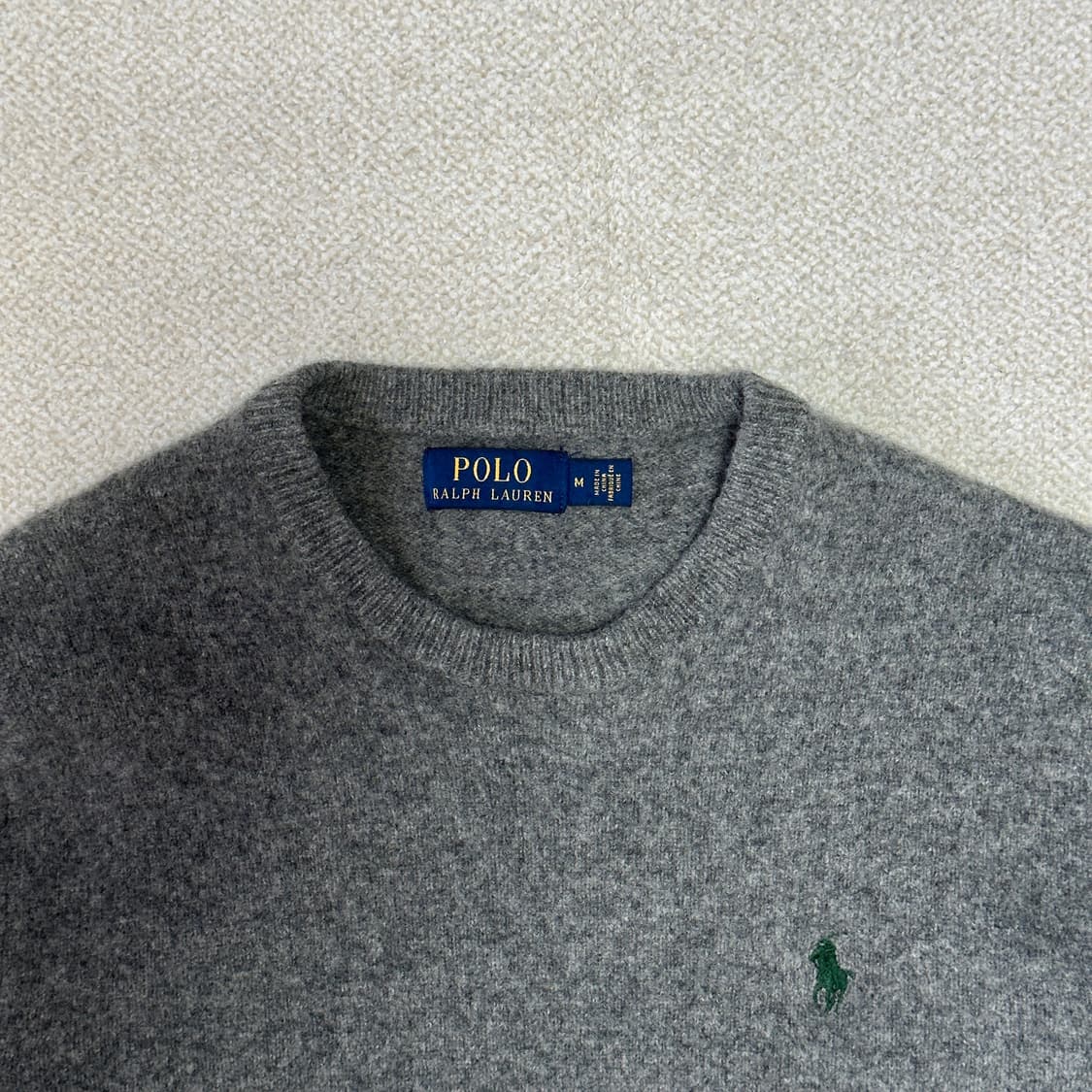 폴로 랄프 로렌 라운드넥 울 니트 상품이미지5
