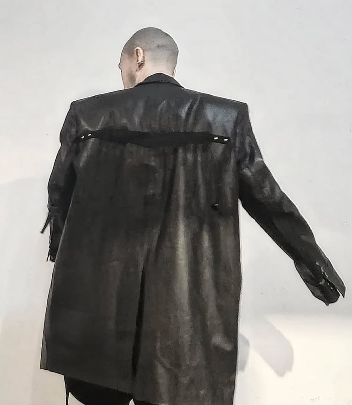 릭오웬스 레더 점보 타틀린 블레이저 LGW 46사이즈 상품이미지1