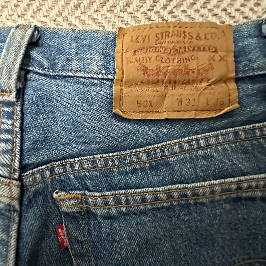 LEVI'S 501 90's usa made vintage jeans 상품이미지3