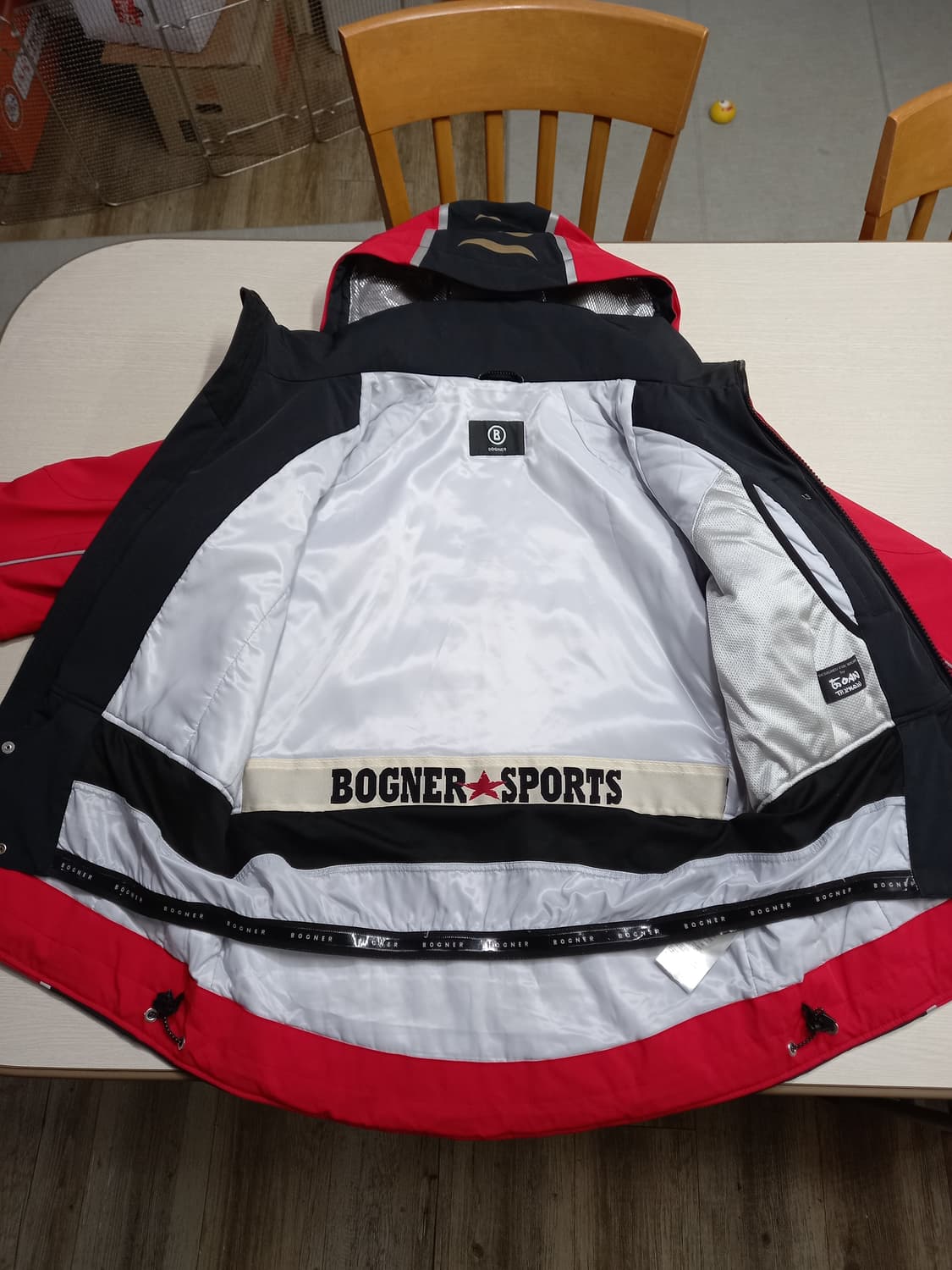 M95-L100 BOGNER Team 스키.보드복 레드 M-992 상품이미지5