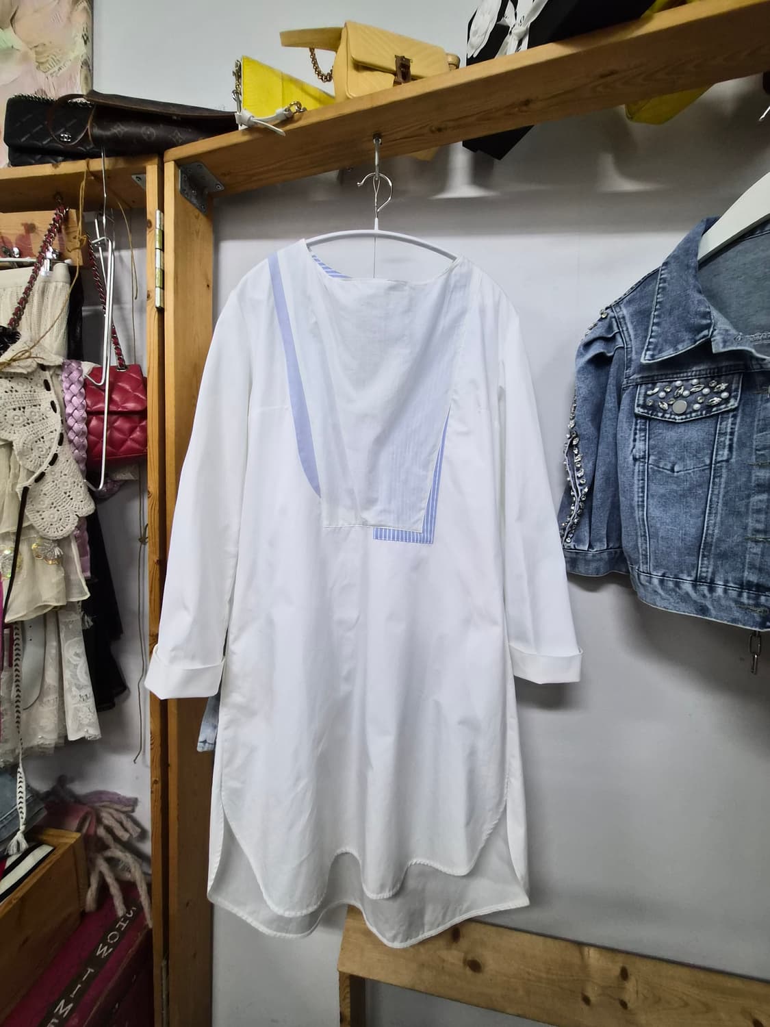 코스 모던 셔츠 원피스 상품이미지1