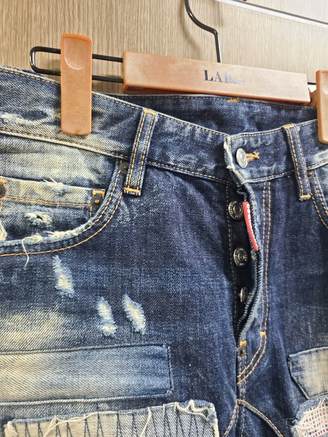 디스퀘어드2 패치 데님 청바지 42사이즈 상품이미지2