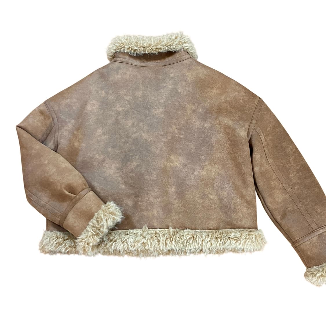 Twee 트워 오블린 스웨이드 무스탕 자켓 브라운 상품이미지7