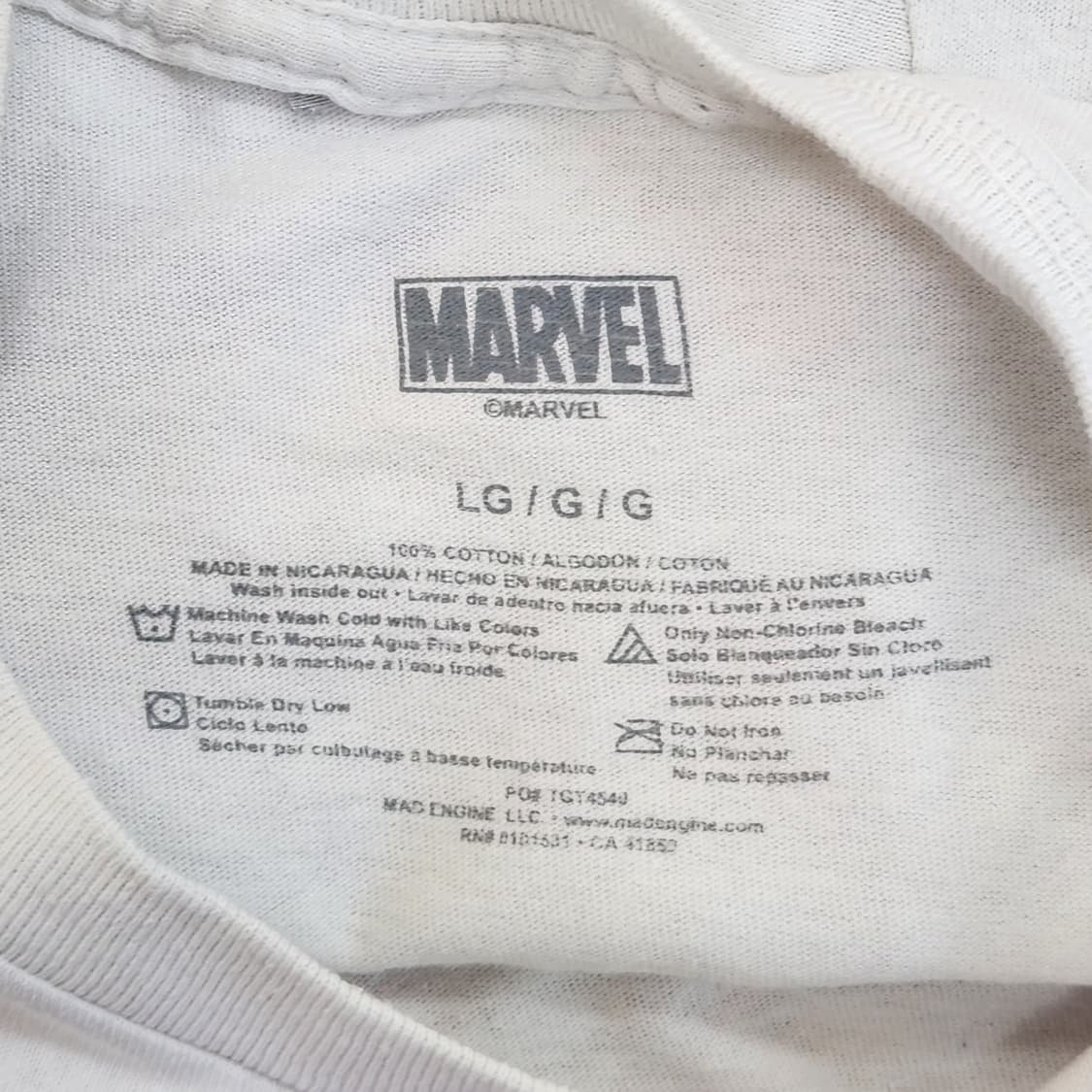 Marvel Comics 스파이더맨 빅프린팅 티셔츠 L 상품이미지5