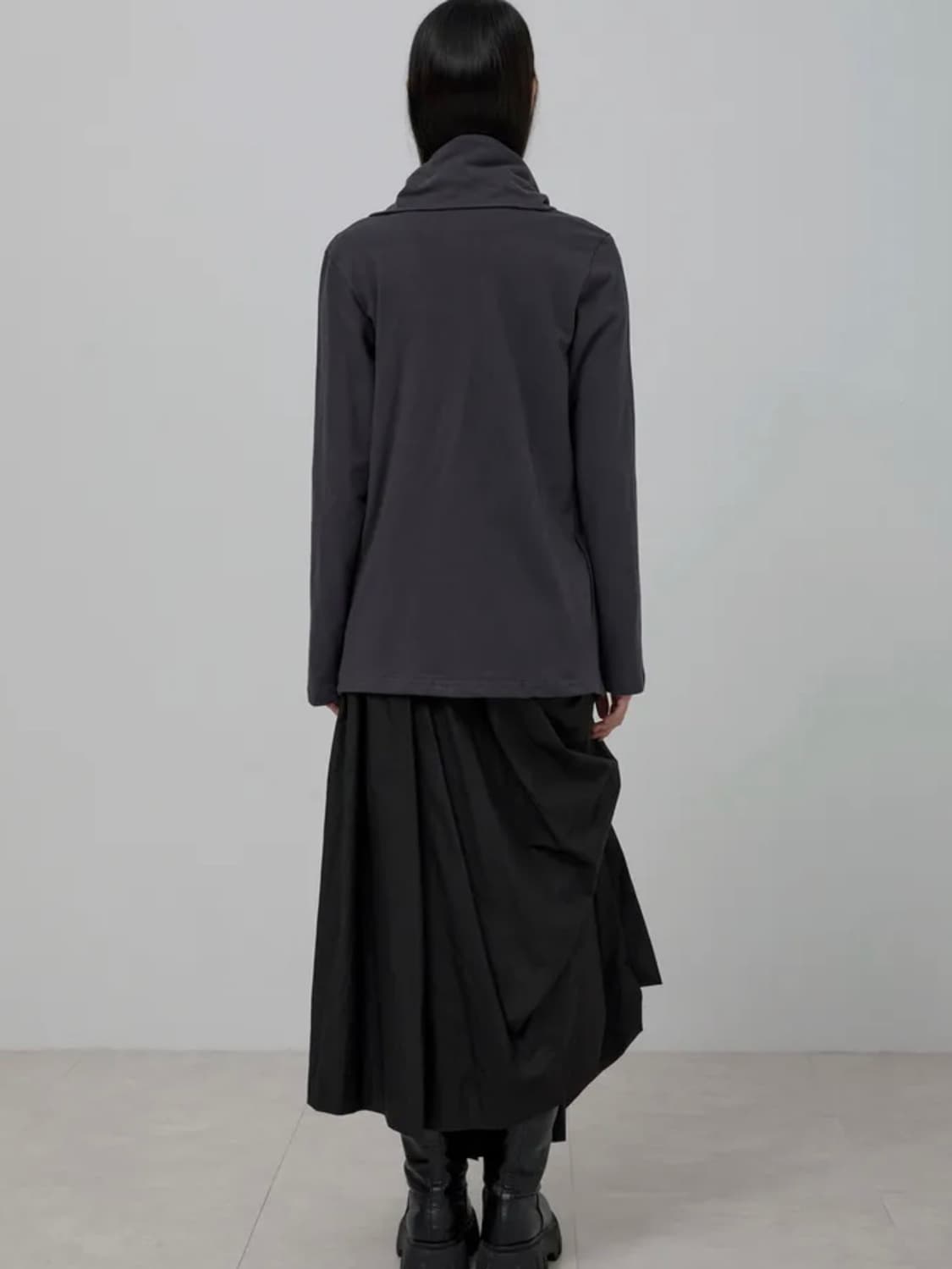 Kaya Layered Jaket (FL-052_Charcoal) 상품이미지3