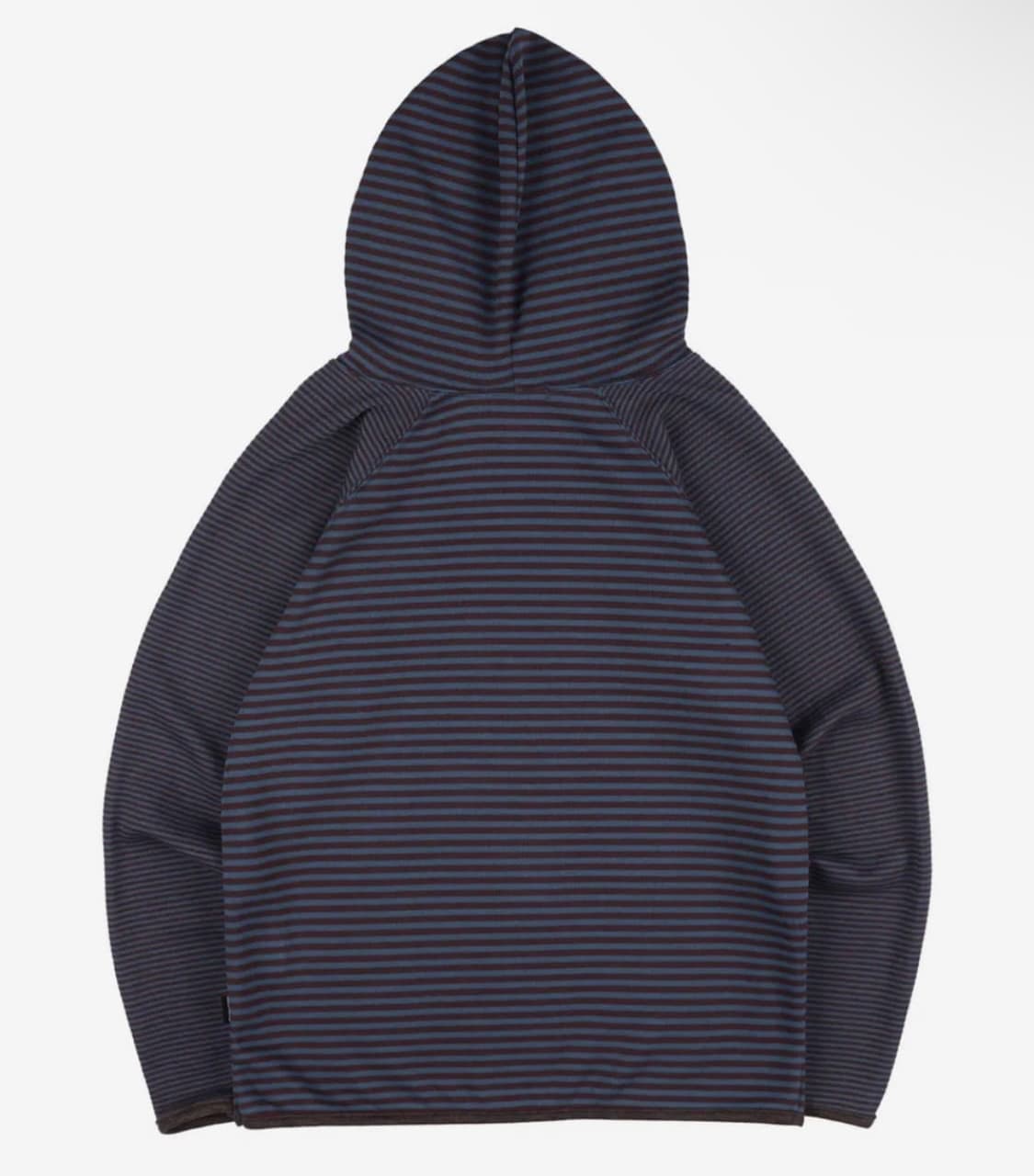카이파이 키프 스트라이프 후드 롱슬리브 (블루) 상품이미지2