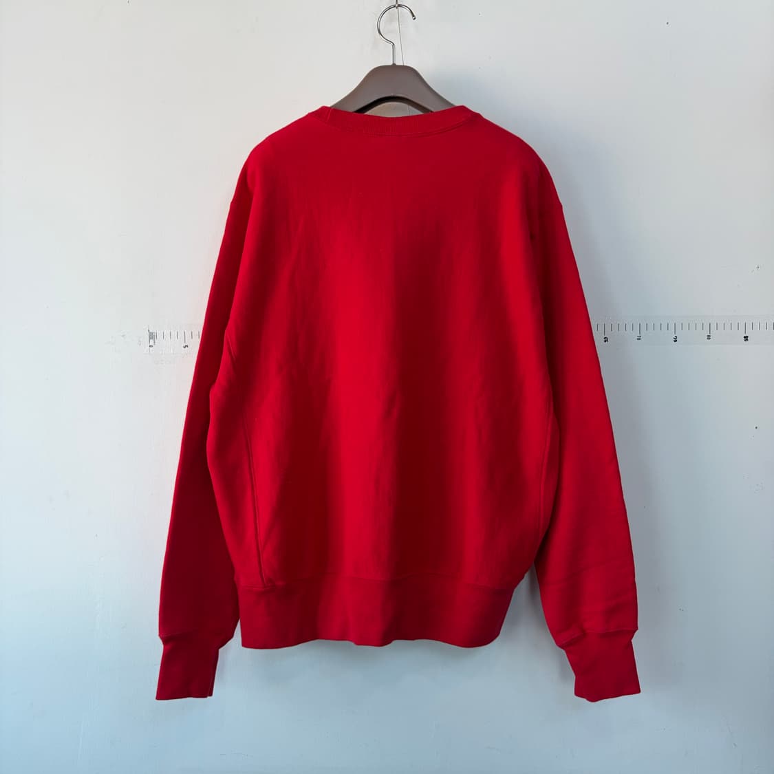 챔피온 빨간색 맨투맨 티셔츠 상품이미지6