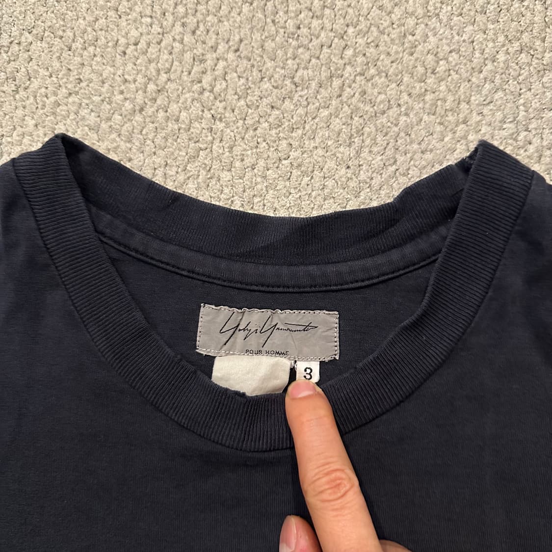 90s 요지야마모토 뿌르옴므 롱슬리브 상품이미지4