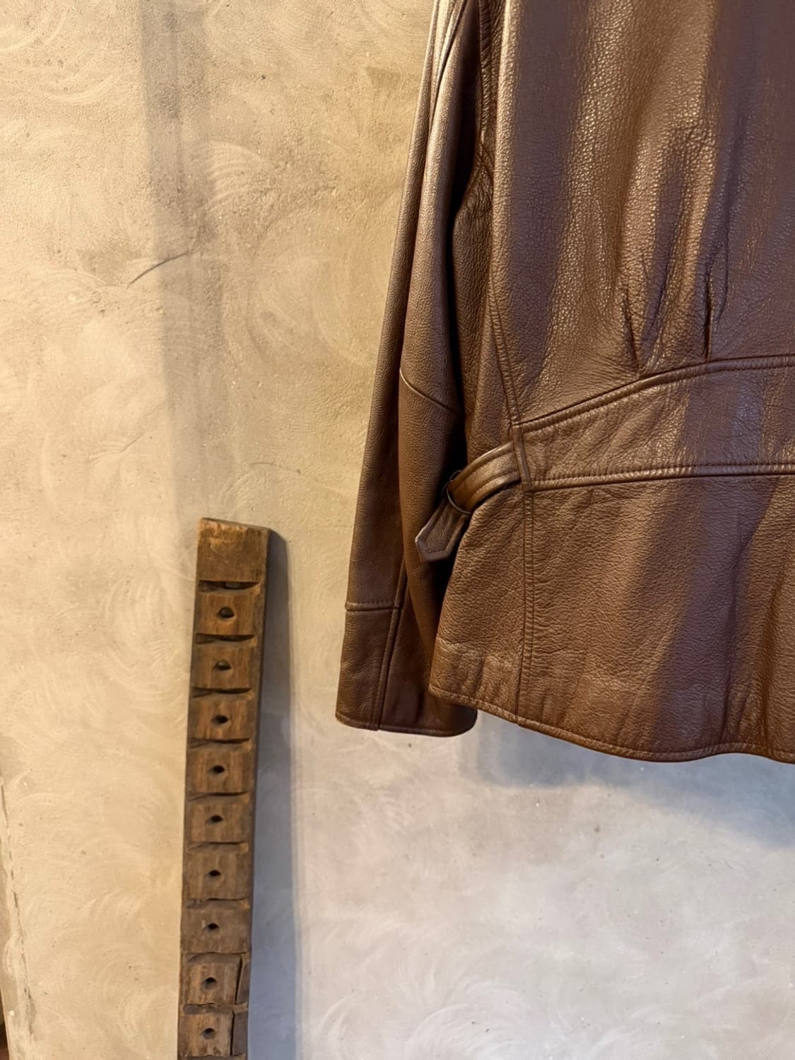 COLEBROOK&CO 그레인레더 싱글라이더 자켓 남성100 상품이미지6