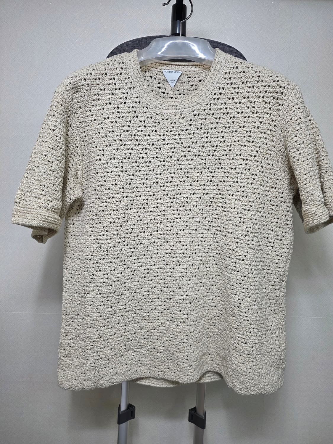 보테가베네타 니트 반팔 티셔츠 국내매장판 상품이미지1