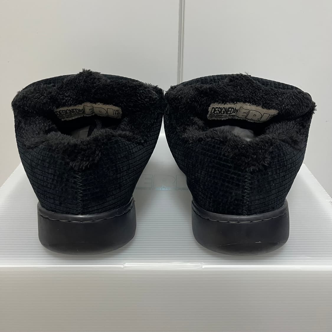 [280]이알엘 ERL VAMP 스케이트 스니커즈/코듀로이 블랙 상품이미지3