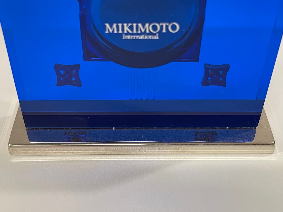 미키모토 펄 진주 스퀘어 쿼츠 탁상시계 E MIKIMOTO 상품이미지7