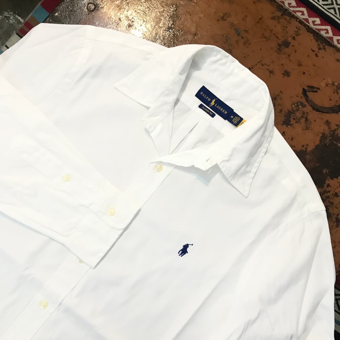 폴로랄프로렌 화이트 코튼 셔츠 남성 105 사이즈 상품이미지3