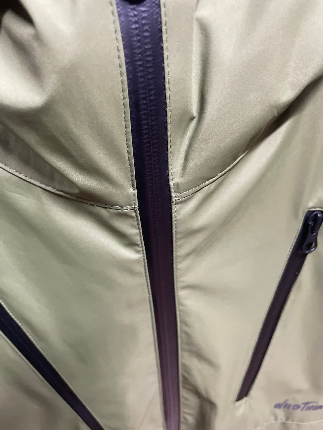 와일드띵스 바람막이 XL/TG 사이즈 올리브 그린 상품이미지2