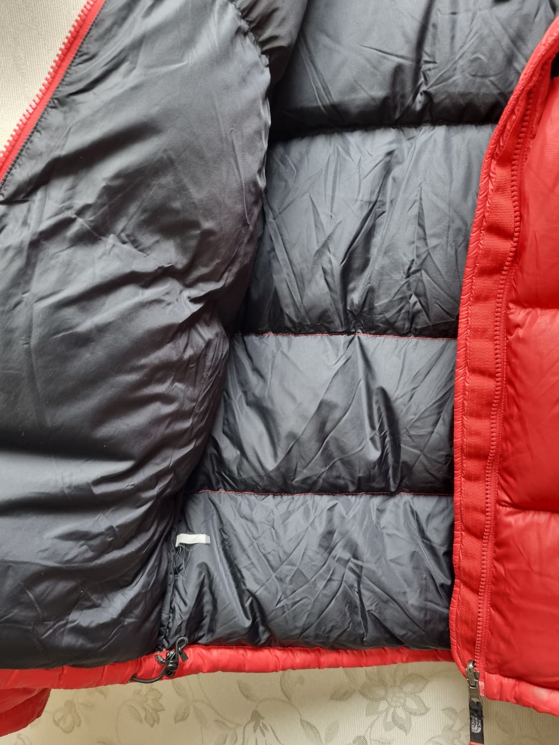 [남95] 노스페이스 눕시패딩 검빨 상품이미지8