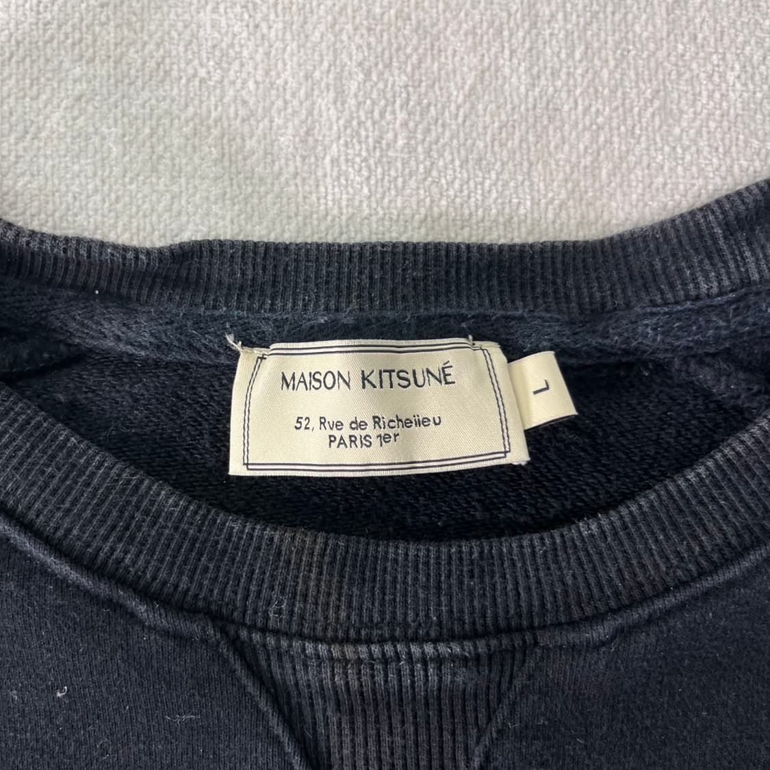 100 메종키츠네 투폭스 맨투맨 상품이미지4