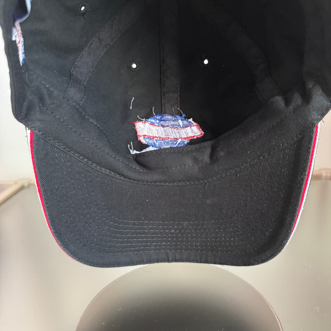 USA unility 빈티지 모자 볼캡 vintage cap 블랙 국기 상품이미지3
