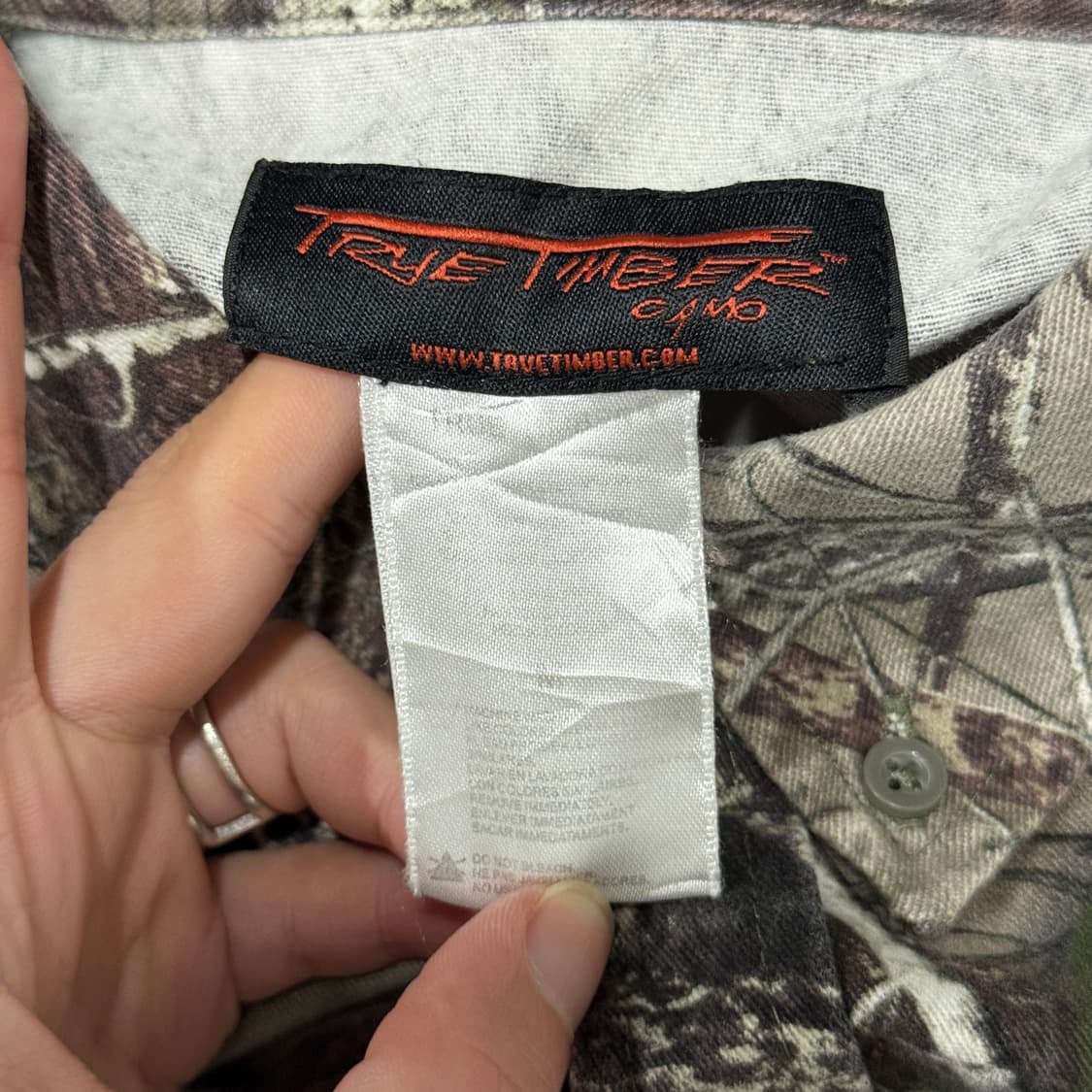 True Timber 트루팀버 리얼트리 카모 코튼 긴팔 셔츠 상품이미지6