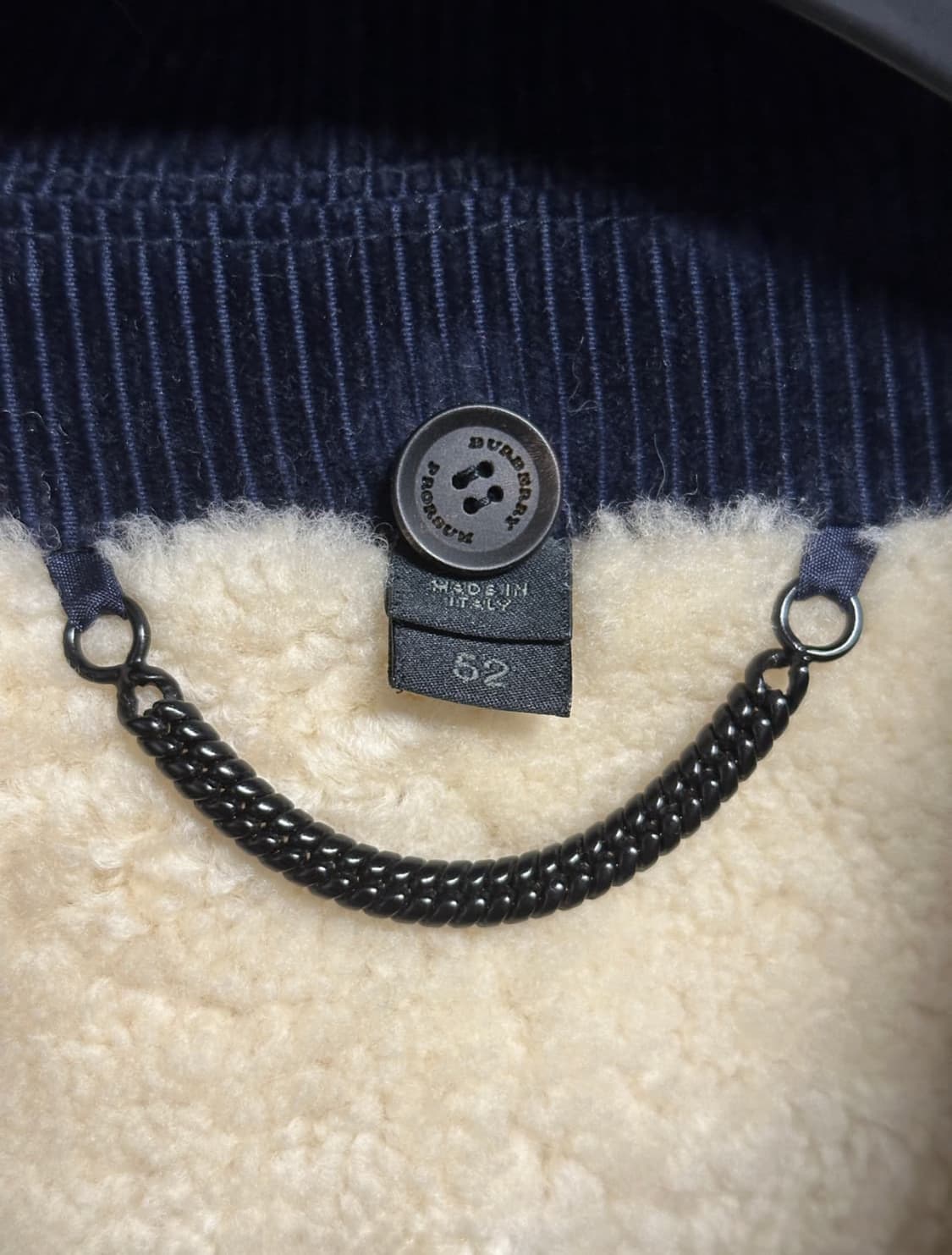 버버리 프로섬 코듀로이 쉐르파 자켓 52 상품이미지3