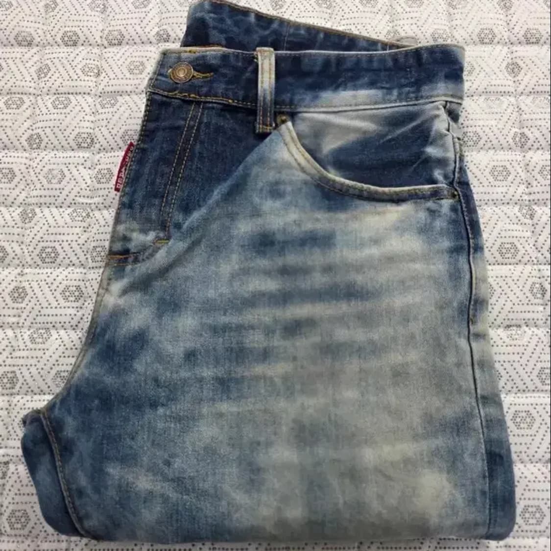 디스퀘어드2 남성 워싱 데님 반바지 34 상품이미지6