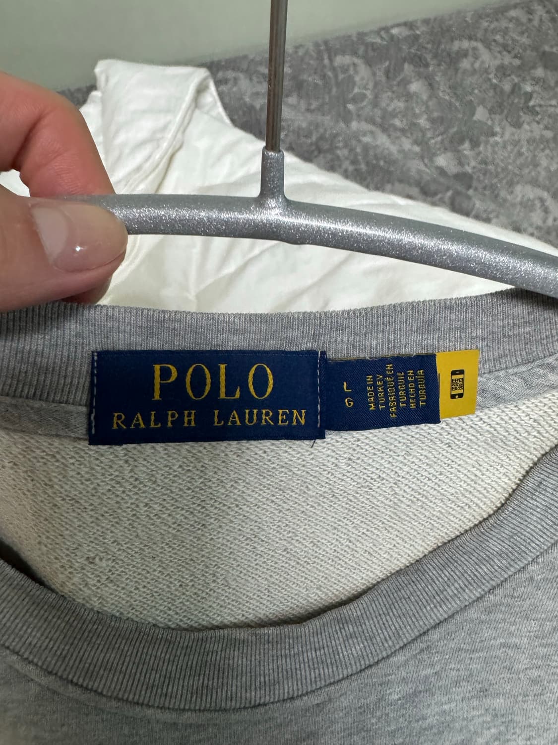 폴로 랄프로렌 루프백테리 스웨트셔츠 헤더그레이 L 상품이미지3