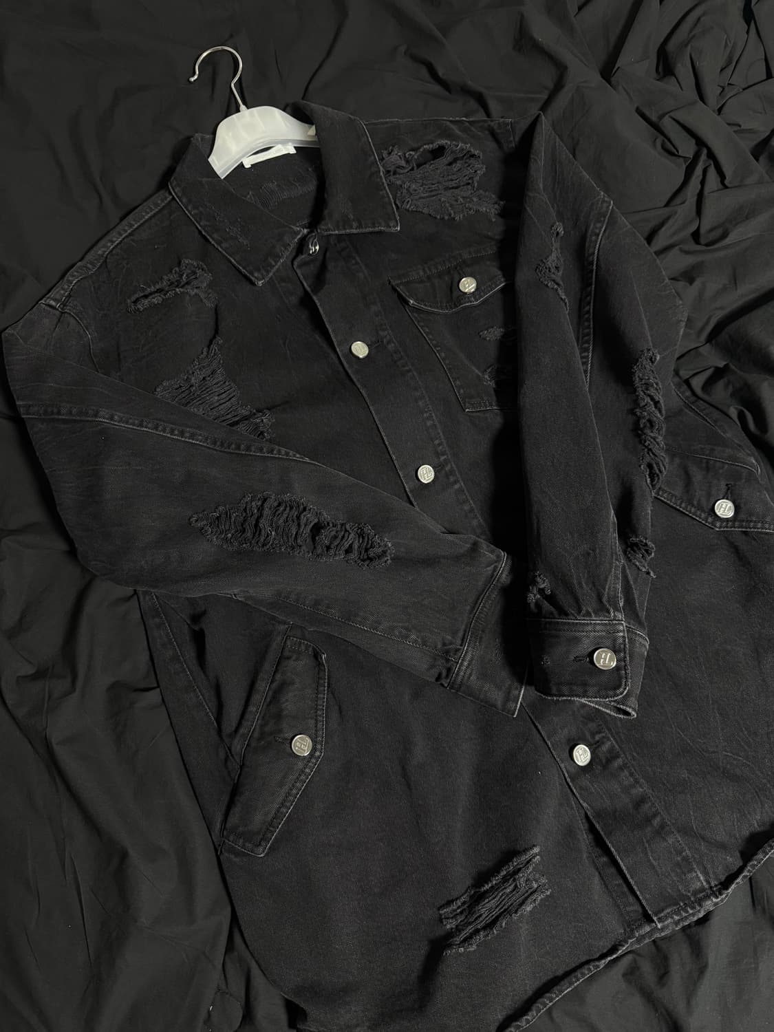 [L] Helmut Lang 헬무트랭 디스트레스 데님 자켓 상품이미지1