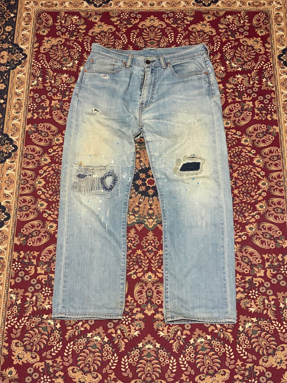 [32] 00‘s 빈티지 리바이스 levis 505 리워크 데님팬츠 상품이미지1