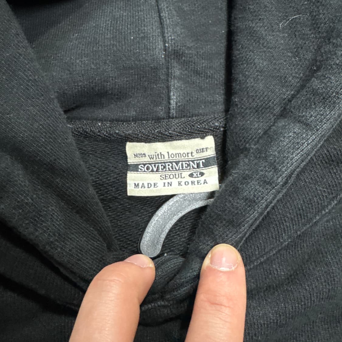 소버먼트 후드티 상품이미지4