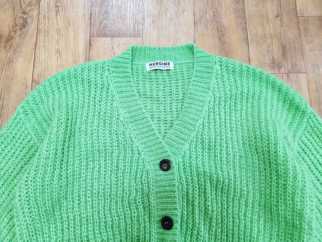 히로인(HEROINE) 모헤어 볼륨 니트가디건 프리사이즈 상품이미지6