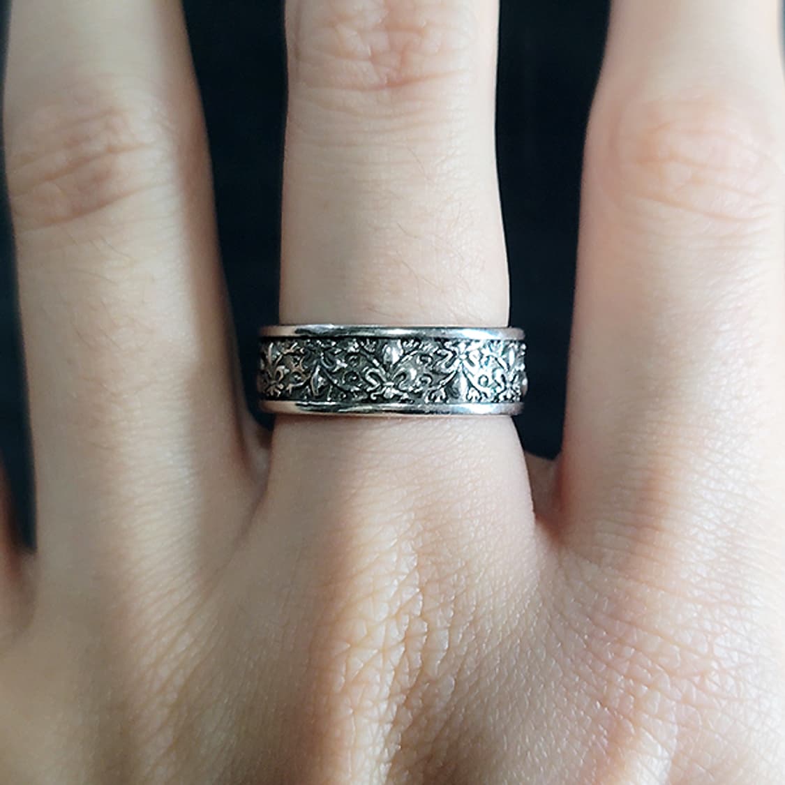 Morrowel 백동 남자 엔틱 빈티지 명품 신화 고딕 문양 반지 상품이미지6