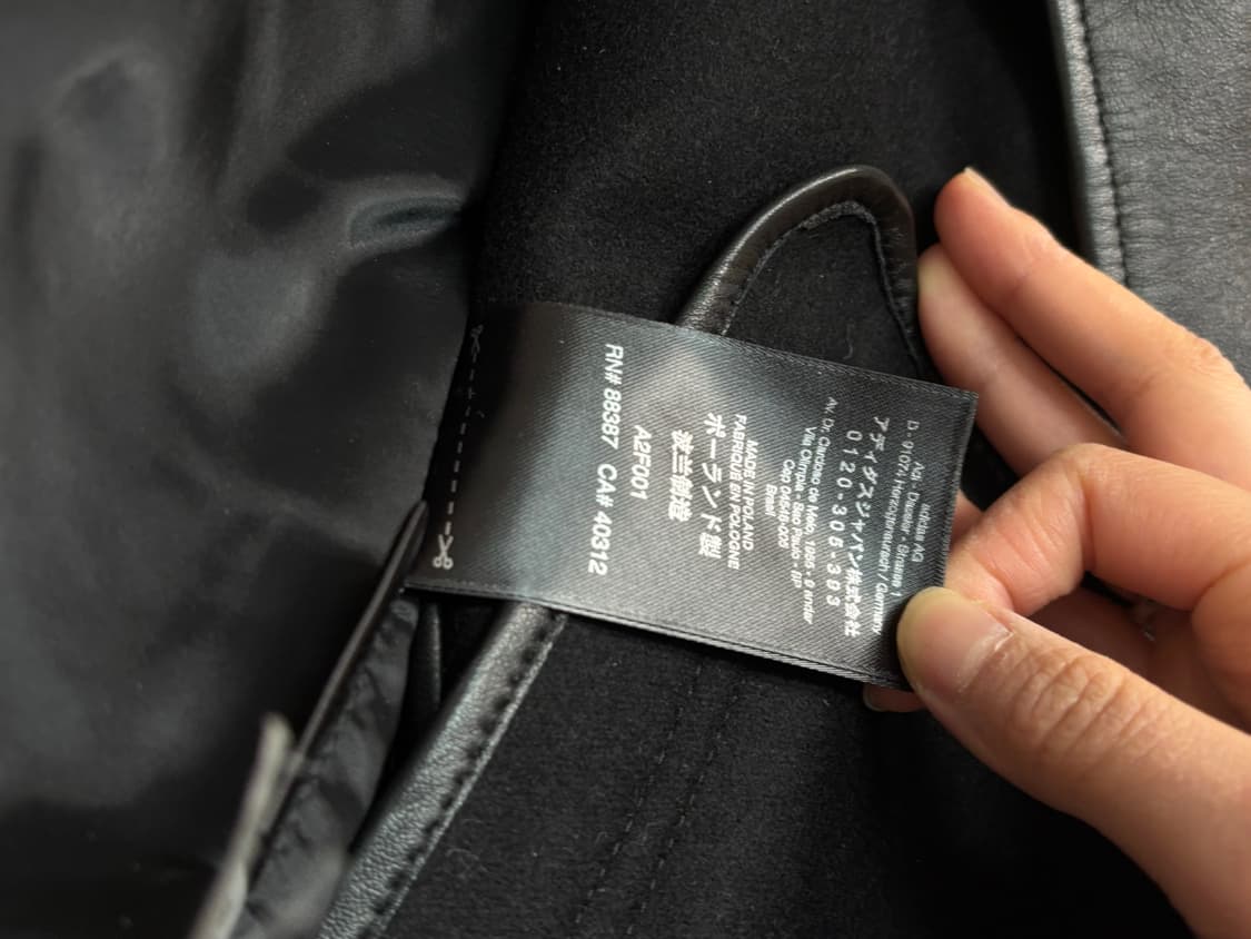 Y-3 요지야마모토 하프 램스킨 자켓 상품이미지7