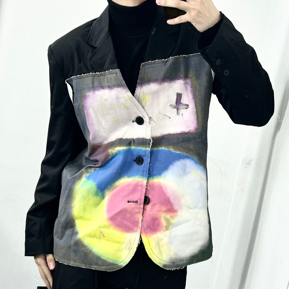 더뮤지엄비지터 22FW 그래픽 블레이저 자켓 상품이미지2