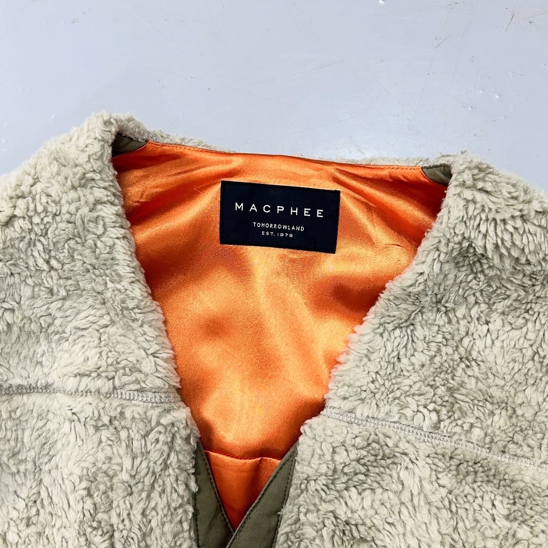 MACPHEE 플리스 논카라 Ma-1 자켓 상품이미지6