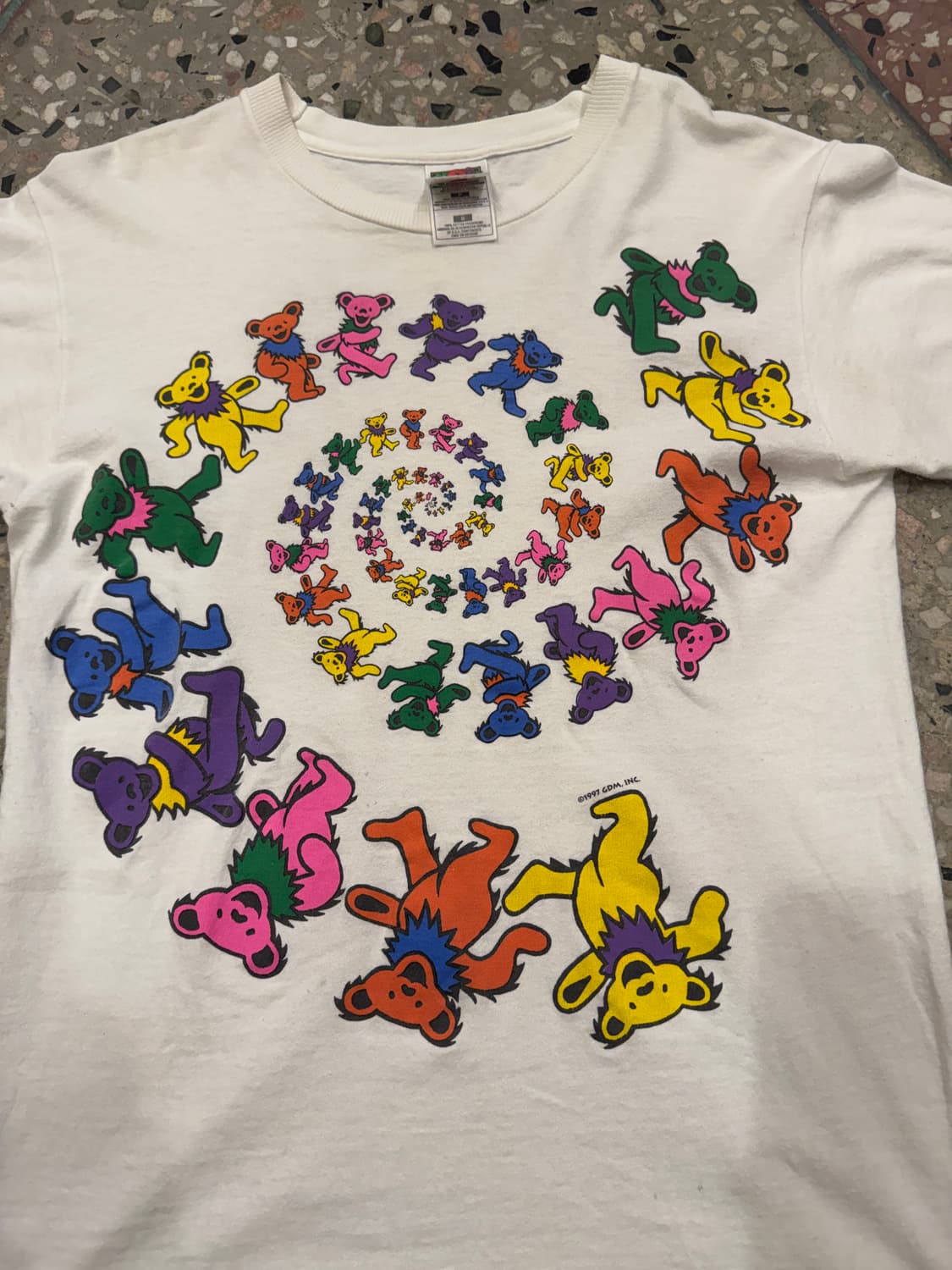 90s 그레이트풀데드 댄싱베어 티셔츠 (S) 상품이미지4