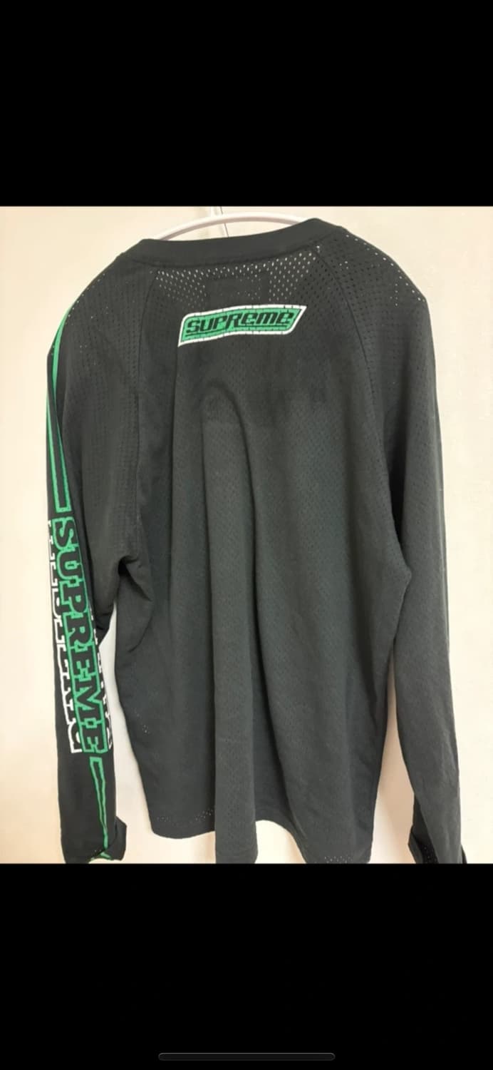 슈프림 x 히스테릭 글래머 메쉬 롱슬리브 탑 블랙 - 24FW 상품이미지3