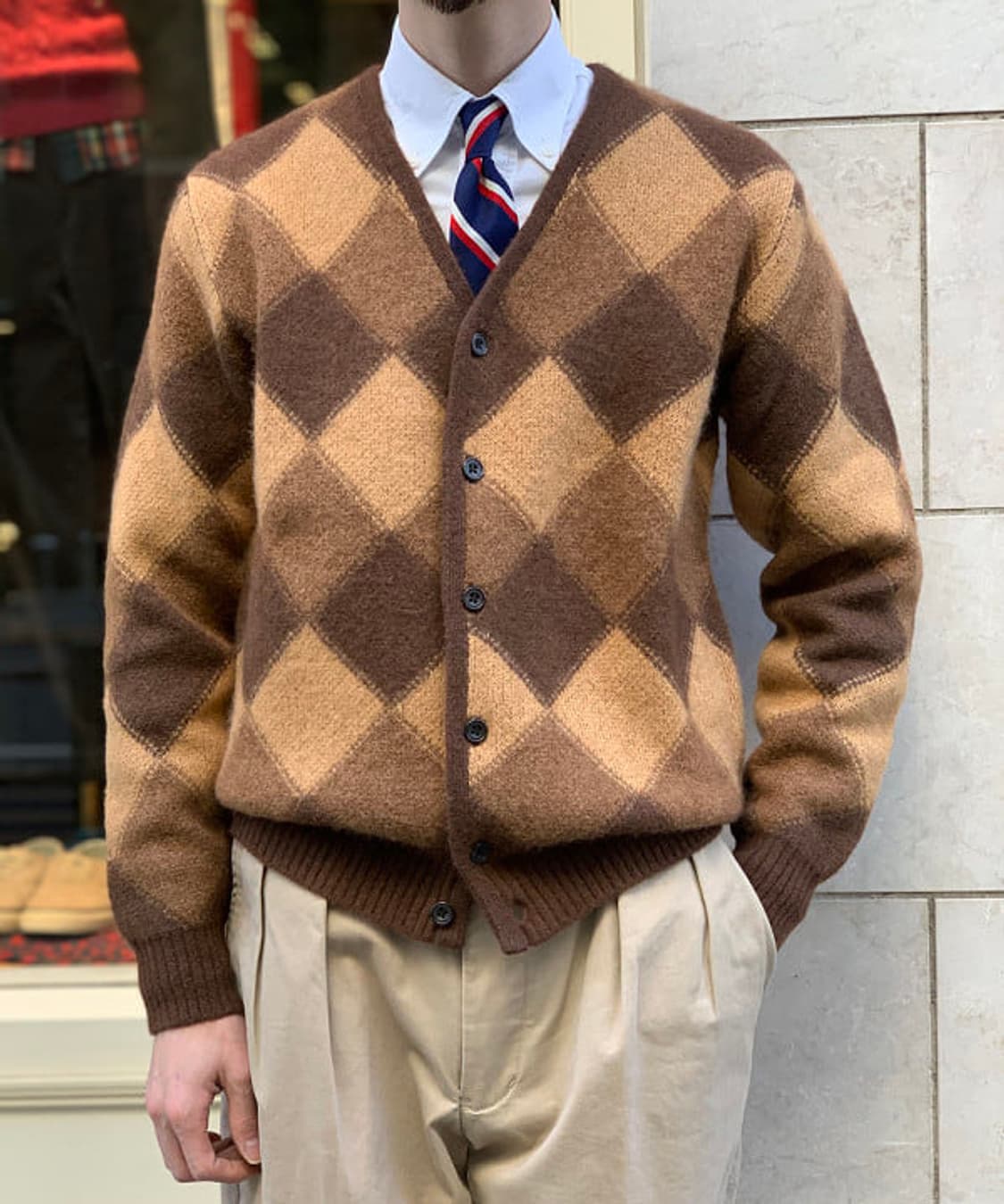 빔즈플러스 BEAMS PLUS Jacquard Cardigan 상품이미지4