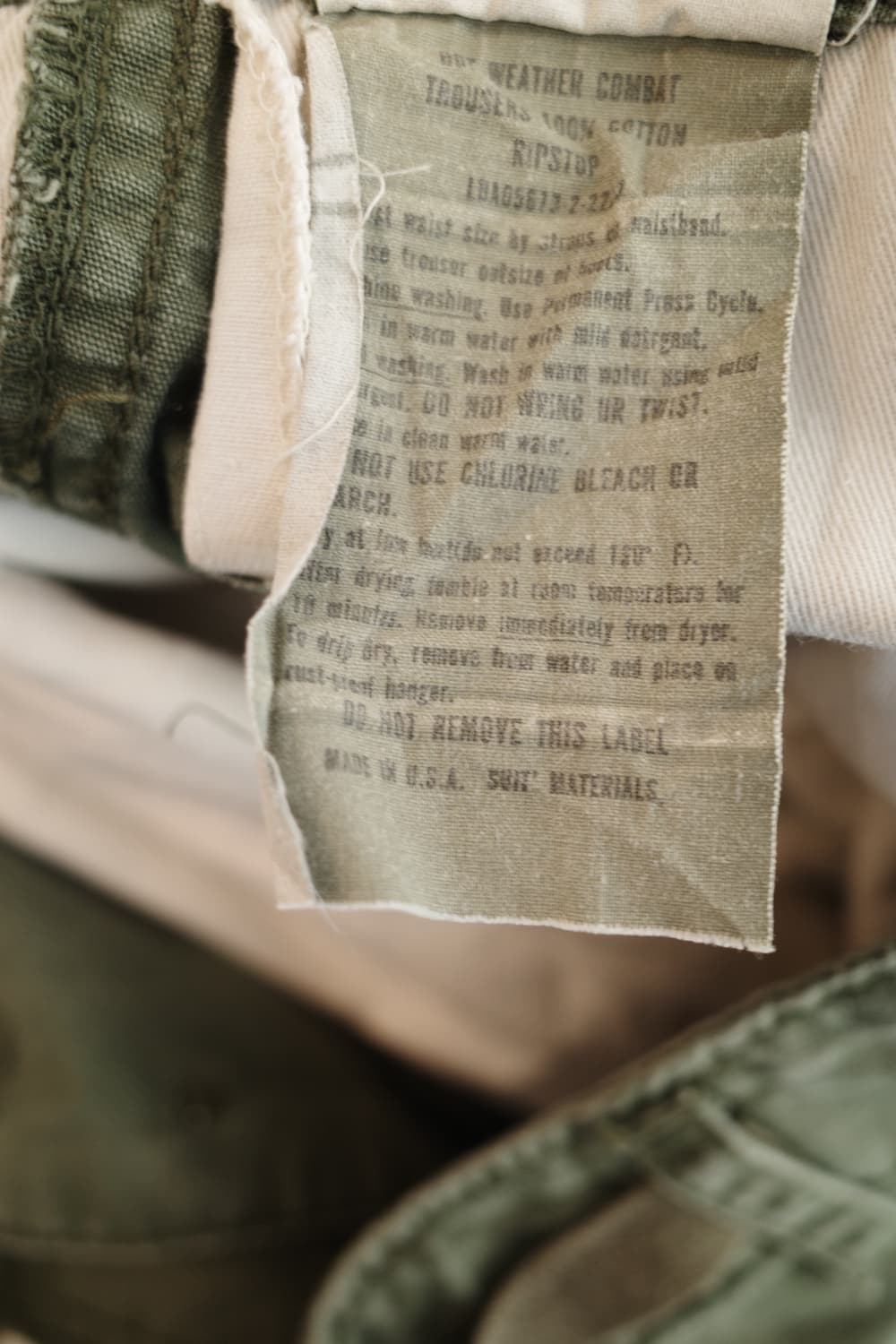 Vintage BUD 밀리터리 카고 쇼츠 (MADE IN USA) 상품이미지5