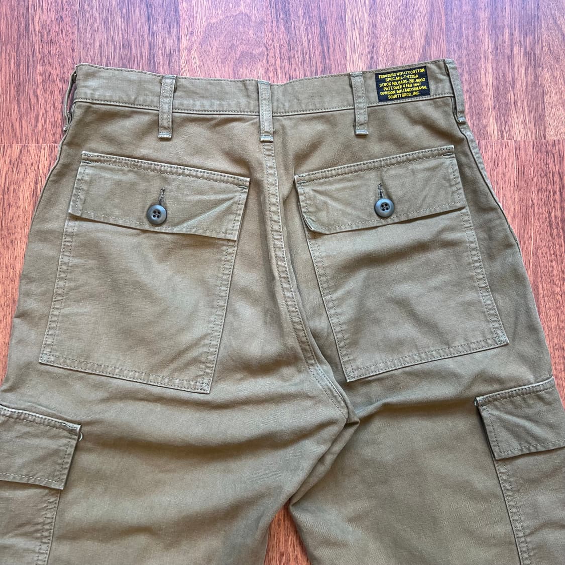 [S]SCHOTT 쇼트 퍼티그 카고 팬츠 상품이미지7