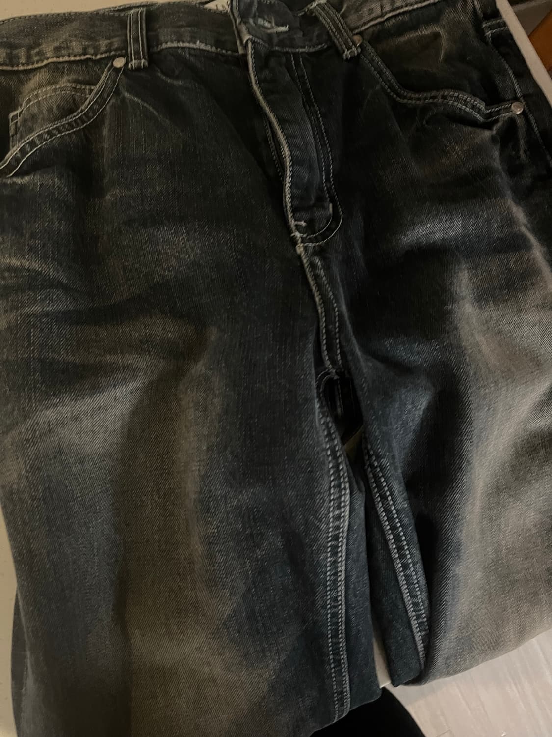 엘무드 잔느 플레어 데님 블루블랙 46 상품이미지4